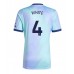 Maillot de foot Arsenal Ben White #4 Troisième vêtements 2024-25 Manches Courtes